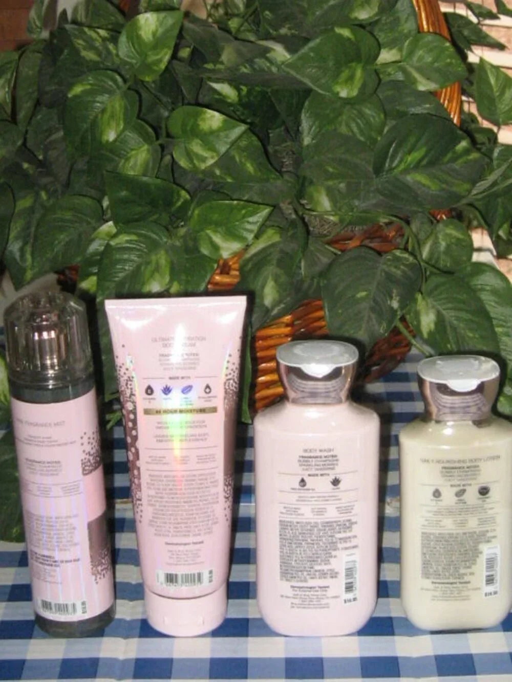 BBW Champagne Toast Body Wash Fragrance Mist Body Cream & Lotion Lot of 4 NEW